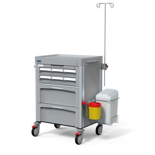Carrello ospedaliero - F-DNOVMED-C2-22 - Behmpat Producciones S.L - per farmaci / di trasporto / di stoccaggio
