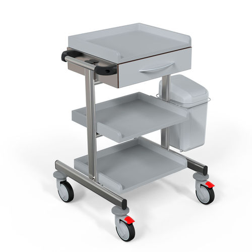 Carrello ospedaliero - F-MTB-INOX - Behmpat Producciones S.L - per apparecchio / ausiliare / in acciaio inossidabile