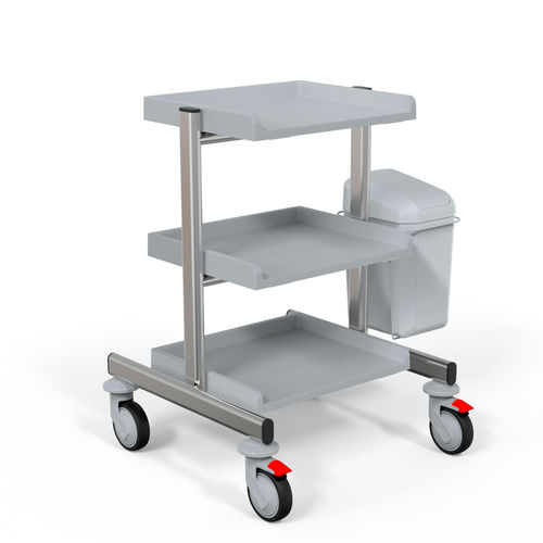 Carrello ospedaliero -  F-MTB-INOX - Behmpat Producciones S.L - per apparecchio / ausiliare / in acciaio inossidabile