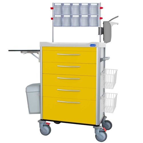 Carrello ospedaliero - IC03 - Behmpat Producciones S.L - di isolamento / con cestello / con cestello per rifiuti