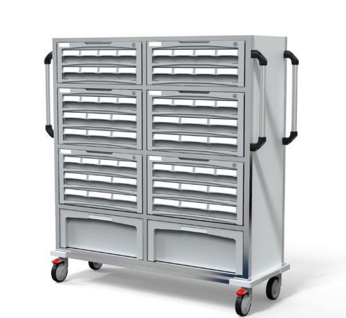 Carrello ospedaliero - F-DNOVMED - Behmpat Producciones S.L - per farmaci / di trasporto / con cassetti