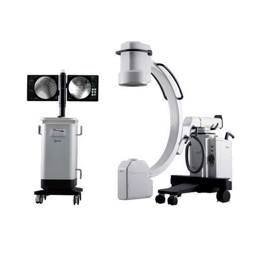 Amplificatore di brillanza mobile - XPLUS 35 - GEMSS Medical Systems - con tubo intensificatore di immagine / con colonna video