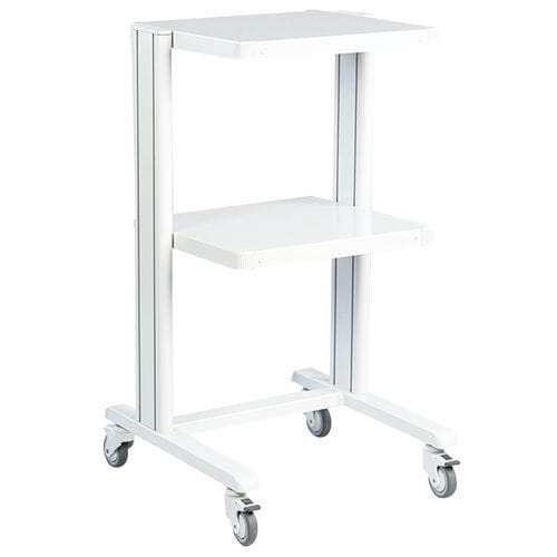Carrello medico - CAR2P45A - nuovalaris - per uso generale / per apparecchio / in alluminio anodizzato