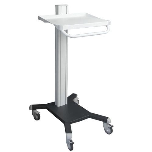 Carrello per uso generale - TELEMED02 - nuovalaris - per apparecchio / in alluminio anodizzato / con piano di appoggio