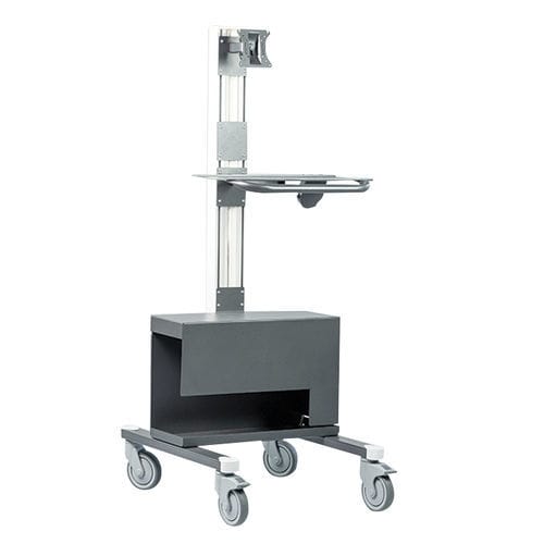 Carrello per telemedicina mobile - TLMC04-PROOF - nuovalaris - ad altezza regolabile