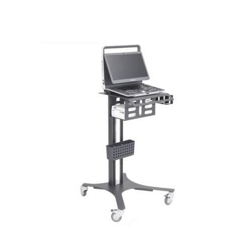 Carrello medico - CAR1P-ECOGRAPH-SPECIAL - nuovalaris - per apparecchio / per ecografi / in alluminio