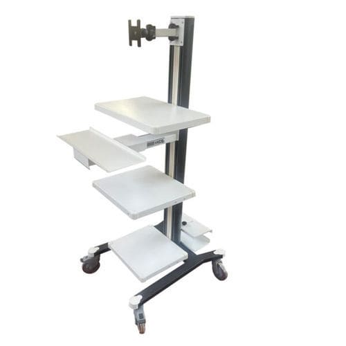 Carrello per telemedicina point of care - nuovalaris - per videoconferenza / modulare / opzioni