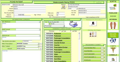 Software per podologia - Podolight - Am Cube - per ambulatorio / di gestione