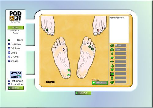 Software per podologia - Pod 21 - Am Cube - per ambulatorio / di gestione