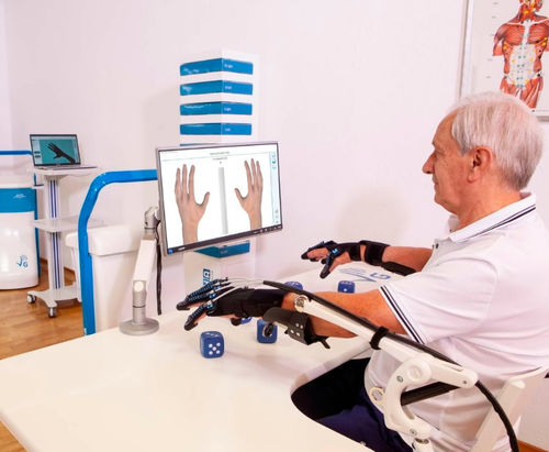 Sistema di riabilitazione della mobilità della mano - SINFONIA - Idrogenet - robotizzato