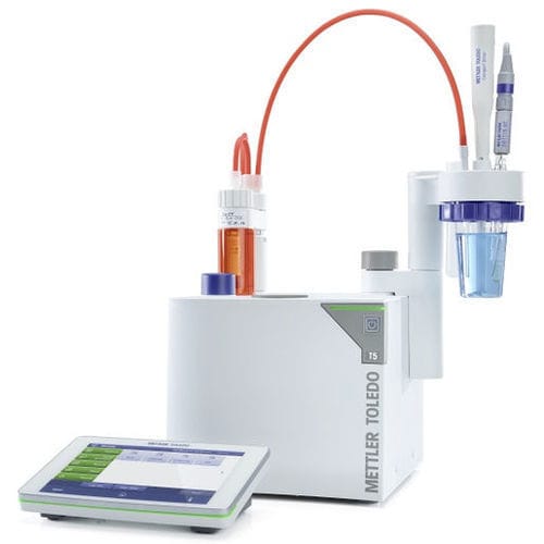 Titolatore Karl Fischer - Excellence T5 - Mettler Toledo - volumetrico / coulometrico / da laboratorio