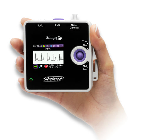 Poligrafo 16 canali - Sleep&Go - SIBELMED - con monitoraggio SpO2 / ambulatoriale