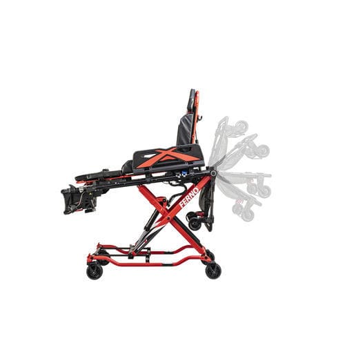 Barella con carrello da trasporto - PX1-A - Ferno (UK) Limited - per ambulanze / manuale / ad altezza regolabile