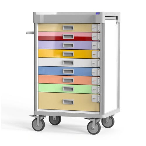 Carrello medico - MX Series - Bailida - di emergenza / per defibrillatore / per uso generale