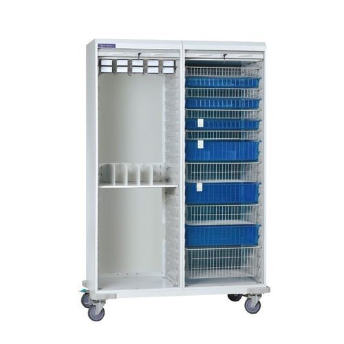 Armadio per ospedale - WCD6C - Bailida - con ripiano / con rotelle