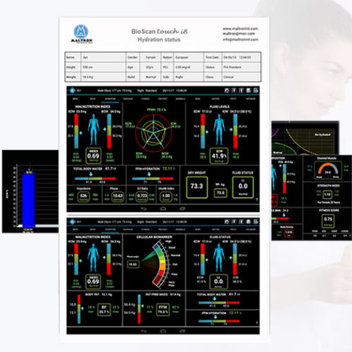 Software di analisi della composizione corporea - Maltron International - medico / per reportistica