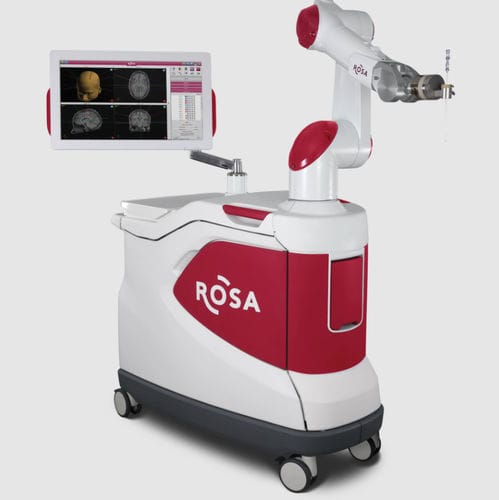 Robot chirurgico di orientazione - ROSA ONE® - Zimmer Biomet - per neurochirurgia
