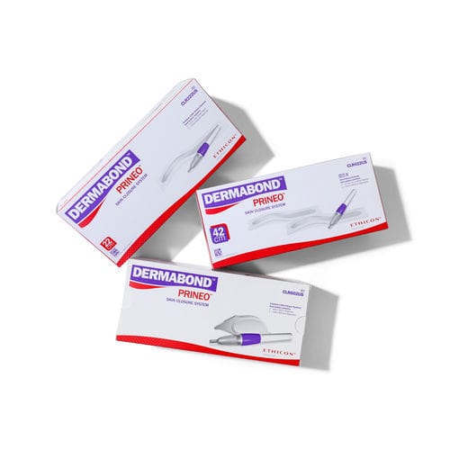 Colla chirurgica per sutura cutanea - DERMABOND™ PRINEO™ - Ethicon - a base di 2-octyl cianoacrilato