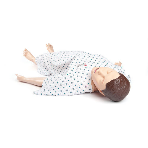 Manichino didattico per cure infermieristiche - Nursing Anne™ - Laerdal Medical - con trauma / con reazione in tempo reale / con generatore di rumori