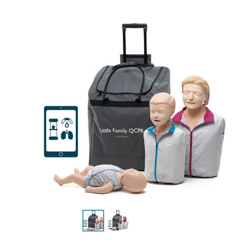 Manichino didattico per interventi di emergenza - Little Family QCPR - Laerdal Medical - per RCP / di torso / set di manichini
