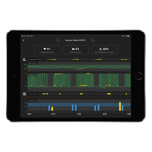 Applicazione mobile didattica - SkillReporter  - Laerdal Medical - di acquisizione / medica / cardiaca