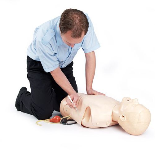 Manichino didattico per interventi di emergenza - AT Kelly  - Laerdal Medical - per intubazione / per insufflazione manuale / per auscultazione