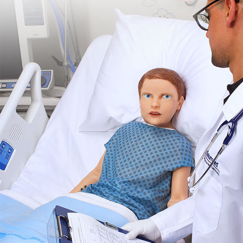 Simulatore di paziente pediatrico - HAL® S2225 - Gaumard - per misurazione della pressione arteriosa / per gestione delle vie aeree / SpO2