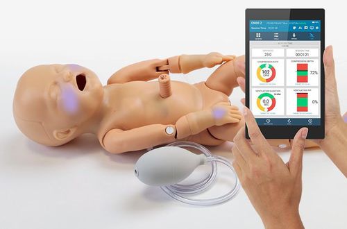 Simulatore di paziente neonato prematuro - Premie™ Blue S108.250 - Gaumard - per intubazione / di monitoraggio / di nutrizione