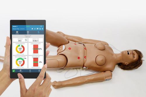 Simulatore per bendaggio - Clinical CHLOE® S222 - Gaumard - per cataterismo / di palpazione mammaria / per gestione delle vie aeree