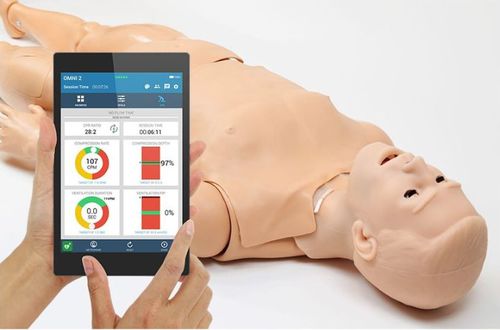Simulatore per gestione delle vie aeree - HAL® S315.100.250 - Gaumard - di monitoraggio / per cricotiroidotomia / per RCP