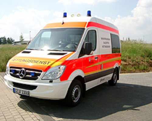 Ambulanza furgone - Mercedes Benz Sprinter - C. Miesen - tipo A / a 4 barelle / con rampa