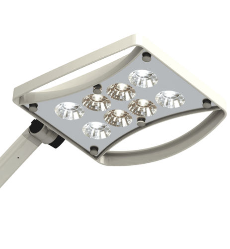 Lampada da visita per odontoiatria - Luxor 100 - Infinium - di emergenza / a LED / mobile