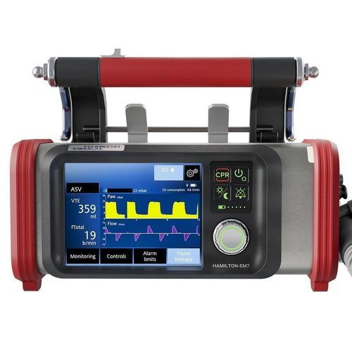 Ventilatore di emergenza - HAMILTON‑EM7 - Hamilton Medical - elettronico / elettropneumatico / da trasporto