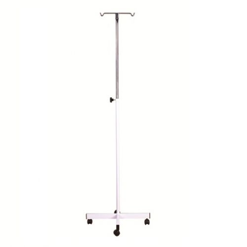Asta portaflebo con rotelle - PS-IV01 - PROJESAN - 2 ganci / in acciaio inossidabile