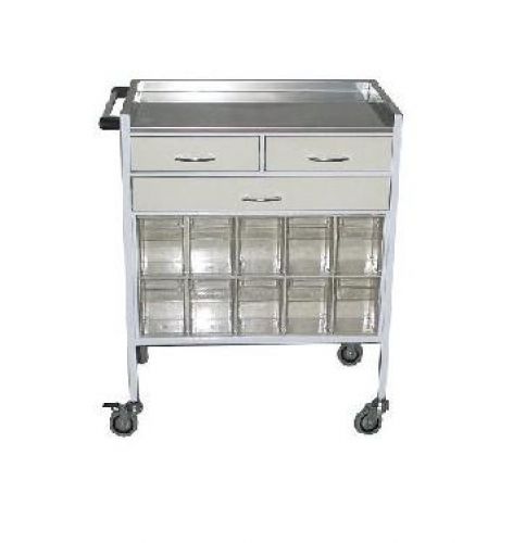 Carrello medico - PS-EQ22  - PROJESAN - per farmaci / multifunzione / in acciaio inossidabile