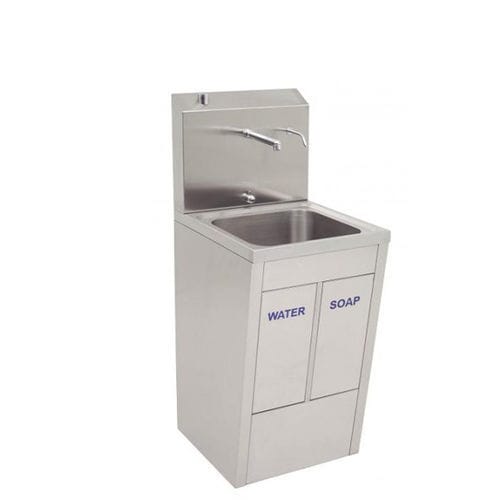 Lavandino chirurgico 1 postazione - PS-SSSU02 - PROJESAN - in acciaio inossidabile / con dispenser di sapone
