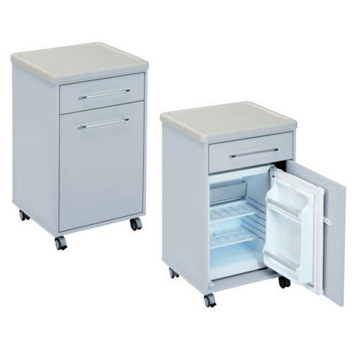 Comodino con rotelle - PS-BC04 - PROJESAN - con vano frigorifero