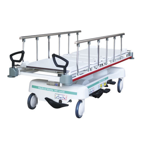 Barella con carrello da trasporto - MET-6600 - Medical Master Co., Ltd - di emergenza / manuale / idraulica