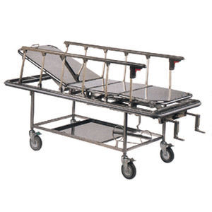 Barella con carrello da trasporto - MET-3200 - Medical Master Co., Ltd - di emergenza / manuale / con schienale regolabile