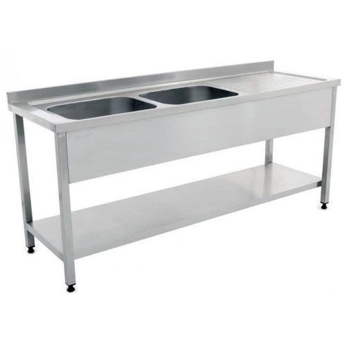 Lavandino medico - MD 4030 - MESPA - 2 postazioni / in acciaio inossidabile