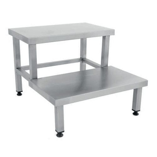 Predellino 2 gradini - MD 4320 - MESPA - in acciaio inossidabile / in plastica