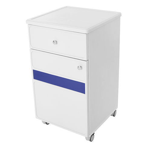 Comodino con rotelle - MS 2130 - MESPA - con cassetti