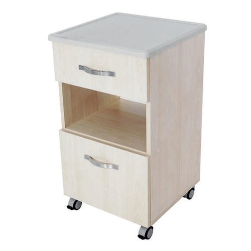 Comodino con rotelle - MS 2152 - MESPA - con cassetti