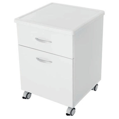 Comodino con rotelle - MS 2151 - MESPA - con cassetti