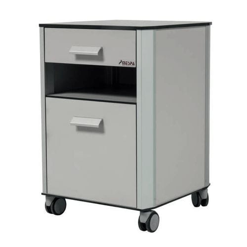 Comodino con rotelle - STARK BSC2 - MESPA - con cassetti