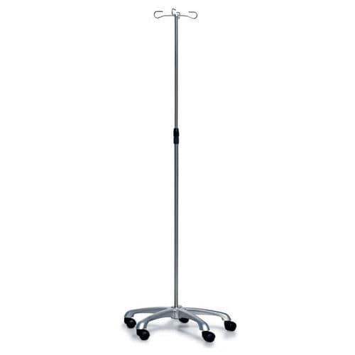 Asta portaflebo con rotelle - MD 4301 - MESPA - 4 ganci