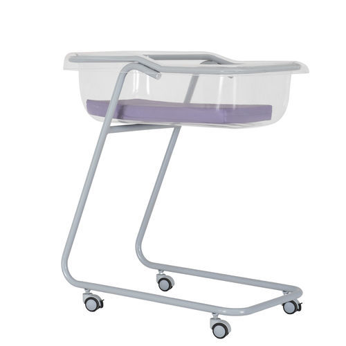 Culla pediatrica per neonato - MS 1140 - MESPA - con rotelle / trasparente