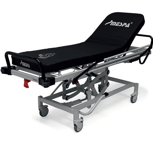 Barella con carrello da trasporto - MS 1200 - MESPA - di emergenza / idraulica / ad altezza regolabile