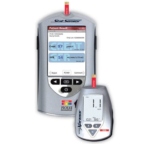 Analizzatore POC in tempo reale - StatSensor® - Nova Biomedical - per malattie renali / di creatinina / di sangue