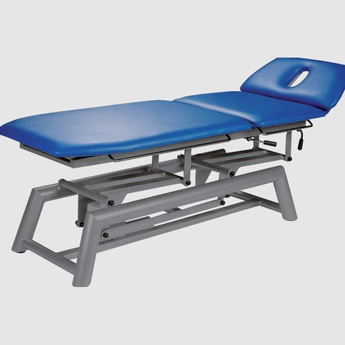 Lettino da visita per riabilitazione - TOPAZ - Project Blue Generation - ortopedico / elettrico / 3 sezioni